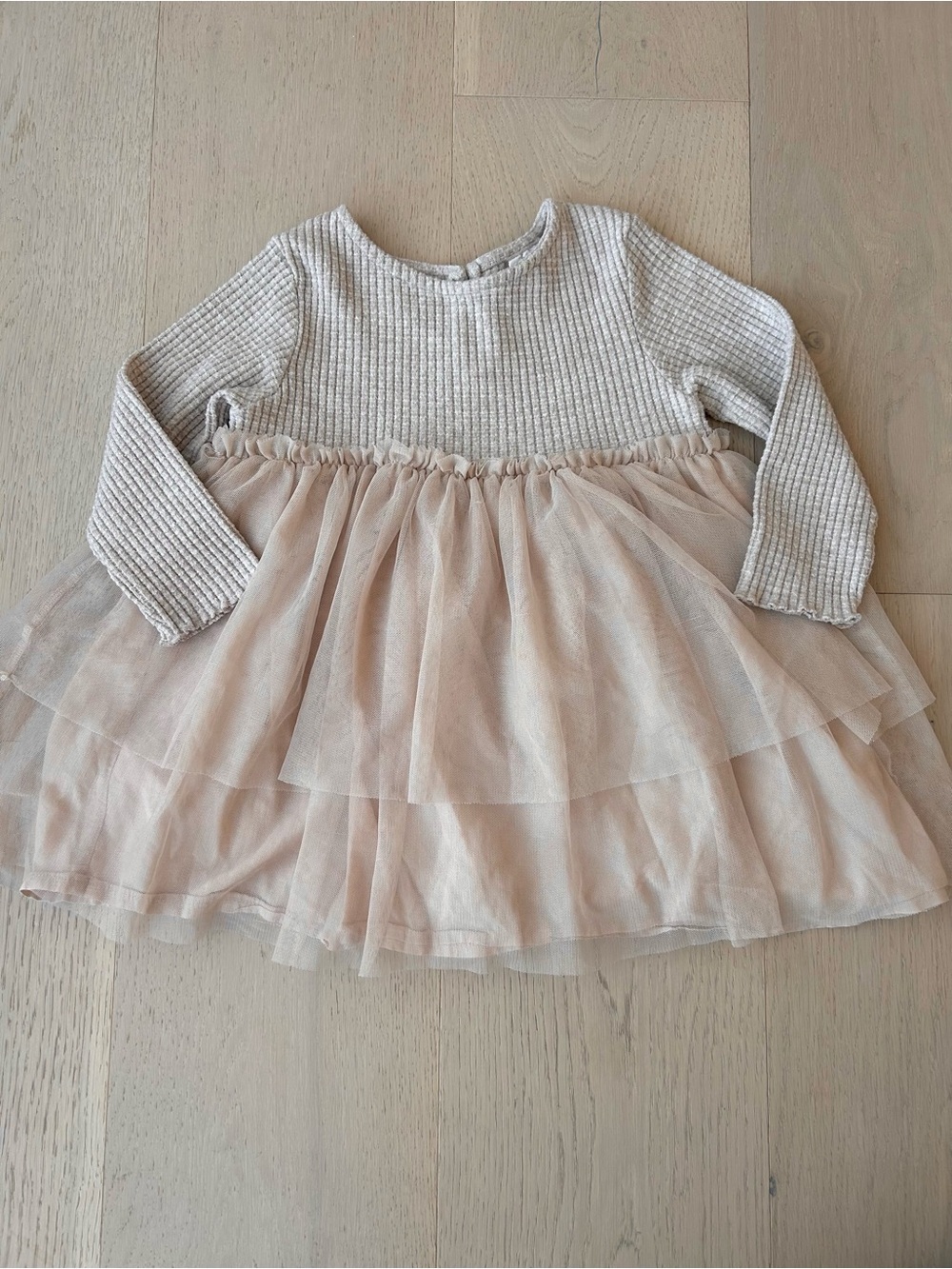 Zara 3-4T long sleeve Tulle Dress